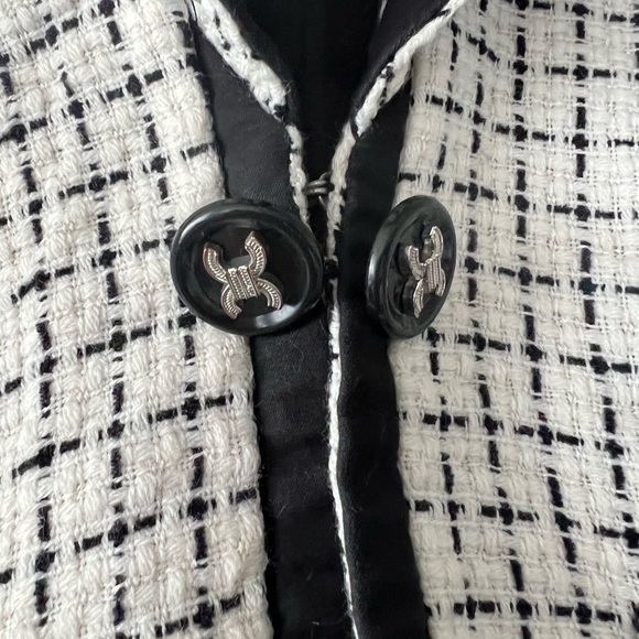 Candies’ Jacket Black & White Tweed Short Houndstooth Academia Medium. - Picture 10 of 10
